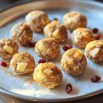 - 1 cup rolled oats - 1/2 cup almond butter (or any nut butter of your choice) - 1/4 cup honey or maple syrup - 1 small apple, peeled and finely chopped - 1 teaspoon ground cinnamon - 1/2 teaspoon ground nutmeg - 1/4 cup chopped walnuts or pecans - 1/4 cup raisins or dried cranberries - A pinch of salt The main ingredients make these bites tasty and healthy. The rolled oats give a nice base. The almond butter adds creaminess and protein. Honey or maple syrup sweetens the mix naturally. The fresh apple gives a juicy crunch, while the spices create that warm, cozy flavor. Nuts add healthy fats, and dried fruits offer extra sweetness. A bit of salt balances everything. - Additional toppings (e.g., chopped nuts or shredded coconut) - Suggested flavor enhancers You can add toppings to make these bites even better. Try rolling them in chopped nuts or shredded coconut for a fun twist. If you like more flavor, consider adding a dash of vanilla extract or a sprinkle of cocoa powder. These options let you customize your bites to your taste. Feel free to experiment! Start by taking a large mixing bowl. Add 1 cup of rolled oats, 1/2 cup of almond butter, and 1/4 cup of honey. You can also use maple syrup if you prefer. Mix the ingredients well with a spatula or spoon. Keep mixing until you get a sticky dough. It should hold together nicely without falling apart. Next, you want to add some flavor and texture. Stir in 1 small peeled apple that you’ve finely chopped. Then add 1 teaspoon of ground cinnamon and 1/2 teaspoon of ground nutmeg for that warm, cozy taste. Toss in 1/4 cup of chopped walnuts or pecans, and 1/4 cup of raisins or dried cranberries. Don’t forget a pinch of salt! Mix everything until it's evenly spread throughout the dough. Now it's time to shape your bites. Use clean hands to grab small amounts of the mixture. Aim for about 1 tablespoon each. Roll these portions into balls that are about 1 inch wide. Make sure they are similar in size so they look nice and cook evenly. After rolling the bites, it’s important to chill them. Place the energy bites on a baking tray lined with parchment paper. This will stop them from sticking. Put the tray in the fridge for at least 30 minutes. Chilling helps the bites firm up, making them easier to eat later. To make the best Apple Pie Energy Bites, focus on the mixture. You want it sticky, not dry. If it feels crumbly, add a bit more almond butter or honey. If it is too wet, add a little more oats. This balance keeps your bites together. You can also adjust sweetness. Use more honey or maple syrup if you like it sweeter. If you prefer less sweetness, cut back a little. If you have nut allergies, use sunflower seed butter instead of almond butter. This swap keeps the flavor while keeping it safe. For a vegan version, replace honey with maple syrup. Both choices work great and keep your snacks healthy! To make your bites even tastier, try adding spices. A dash of ginger or allspice can add warmth. You can also mix in more fruits. Consider adding dried apples or chopped dates for extra sweetness. If you like a crunch, toss in some seeds or coconut flakes. These additions make each bite unique and fun! {{image_4}} You can change the fruit in your energy bites. Instead of apples, try pears. They add a juicy taste and soft texture. Dried apples work well too. They give a sweet flavor and chewy bite. You can also mix in berries for a different twist. Blueberries or cranberries add color and fun flavors. If you need a nut-free snack, use sunflower seed butter or tahini. Both options keep the bites creamy and rich. Sunflower butter gives a slightly nutty taste without the nuts. Tahini adds a unique flavor and pairs well with the spices. These swaps let everyone enjoy the bites safely. For those who love chocolate, add chocolate chips or cocoa powder. Mixing in dark chocolate chips makes the bites extra special. Cocoa powder adds a deep chocolate flavor without extra sweetness. You can adjust the amount based on how chocolatey you want them. This variation makes a great treat for chocolate fans while keeping it healthy. To keep your Apple Pie Energy Bites fresh, store them in an airtight container. This helps prevent them from drying out. You can use glass jars or plastic containers. Just make sure they seal well. Keep them in the fridge for the best taste and texture. In the fridge, these bites last up to one week. After that, they may lose flavor and texture. If you want to keep them longer, freezing is a great option. Place the bites in a single layer on a baking tray. Freeze them for about an hour. Once firm, transfer them to a freezer-safe bag or container. They can last for up to three months in the freezer. When you want to eat them, just thaw in the fridge overnight. Enjoy the same great taste anytime! To make these energy bites vegan, you can swap honey for maple syrup. Use nut butter that is marked vegan. Rolled oats are already vegan, so no change is needed there. These simple swaps create a tasty vegan treat. You can use quick oats, but your bites might be softer. Rolled oats give a chewier texture. Quick oats blend more into the mix. Choose based on your texture preference. You can use peanut butter, cashew butter, or sunflower seed butter. Each nut butter has its unique flavor. Peanut butter adds a classic taste, while sunflower seed butter is great for allergies. These bites can last up to one week in the fridge. Store them in an airtight container to keep them fresh. Signs of spoilage include an off smell or change in texture. We explored how to make delicious Apple Pie Energy Bites using simple ingredients. You learned how to mix oats, nut butter, and spices. I shared tips for perfecting your bites and even suggested variations. Remember, you can easily adjust flavors and ingredients to suit your taste. Enjoy making these snacks that are yummy and good for you. With the right storage, they will stay fresh for longer. Try different combinations and find what you love best!