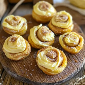 To make Air Fryer Cinnamon Roll Bites, you will need a few simple ingredients. Here’s what you will need: - 1 can of refrigerated cinnamon roll dough (contains 8 rolls) - 1/4 cup granulated sugar - 2 teaspoons ground cinnamon - 2 tablespoons melted butter - 1/2 cup cream cheese frosting (from the cinnamon roll package or a homemade version) - Optional: a pinch of sea salt for garnish These ingredients come together to create a sweet, warm treat that is perfect for any time of day. The cinnamon roll dough gives you a soft base, while the sugar and cinnamon add that classic flavor. The melted butter helps everything stick together and adds richness. The cream cheese frosting is the cherry on top, making these bites irresistible. If you want a little extra touch, sprinkle on some sea salt for a savory contrast. Using these ingredients, you can whip up a delightful snack in no time. First, set your air fryer to 350°F (175°C). Preheating is key. It helps the cinnamon roll bites cook evenly. When the air fryer is hot, the bites get that nice, golden look. Open your can of cinnamon roll dough. Carefully separate each roll. Use a sharp knife or scissors to cut each roll into quarters. This gives you bite-sized pieces. Make sure all pieces are even. This helps them cook at the same time. Grab a medium bowl. Pour in the melted butter. Add your quartered dough pieces. Toss them gently to coat with butter. This step makes the flavors pop. Next, mix sugar and cinnamon in a small bowl. Sprinkle this mixture over the buttered dough pieces. Toss again until they are all coated in the sweet mix. Now, arrange the cinnamon roll bites in the air fryer basket. Place them in a single layer. Leave space between them. They will puff up while cooking. If your basket is small, cook in batches. Air fry for 8-10 minutes. Halfway through, shake the basket gently. This helps them brown evenly. Once they are done, carefully take them out with tongs. Let the bites cool on a wire rack for a few minutes. This makes them easier to frost. Drizzle cream cheese frosting over the warm bites. If you want, warm the frosting first for a smoother drizzle. For a tasty twist, sprinkle a pinch of sea salt on top. It adds a delightful contrast to the sweetness. To get the best texture for your cinnamon roll bites, first, preheat your air fryer to 350°F (175°C). This step is key. It helps the bites cook evenly and turn a lovely golden brown. When you place the bites in the air fryer, don't overcrowd the basket. Give each piece space to expand as they cook. If necessary, cook in batches. This way, each bite will have that perfect crispness. For the cream cheese frosting, you can warm it up for a smooth drizzle. Just pop it in the microwave for a few seconds. Be careful not to melt it too much! If you want to try different frostings, consider chocolate or vanilla. These can add a fun twist to your bites. When it comes to serving, presentation matters. Place your cinnamon roll bites on a colorful plate or in a small basket. Line it with parchment paper for a nice touch. For added flair, sprinkle a little extra cinnamon sugar on top. This really makes them pop! Pair these bites with coffee or milk for a tasty treat. {{image_4}} You can make your Air Fryer Cinnamon Roll Bites even more fun. Try adding nuts or chocolate chips. Just toss a handful into the cinnamon sugar mix. This brings a nice crunch and extra sweetness. You can also switch up the frosting flavors. Instead of cream cheese, use vanilla or chocolate frosting. Each option gives a new twist to the flavor. If you want to try something different, use other types of dough. Biscuit dough works great too. It gives a fluffier texture. For those who need gluten-free options, look for gluten-free cinnamon roll dough. These alternatives are tasty and easy to find in stores. Make your bites fit the seasons with holiday-themed variations. In fall, add pumpkin spice to the cinnamon sugar. During winter, mix in some peppermint extract. You can also incorporate seasonal spices like nutmeg or ginger. These twists keep the recipe fresh and exciting year-round. To keep your cinnamon roll bites fresh, store them in an airtight container. This helps prevent them from drying out. You can use a glass or plastic container with a tight-fitting lid. Make sure the bites cool to room temp before sealing. This way, moisture won't build up inside. When it's time to enjoy your leftover bites, reheating them is easy. The best method is to use the air fryer. Set it to 350°F for about three to five minutes. This keeps the bites crispy. You can also use a microwave, but they may get a bit soft. If you choose this method, heat for about 10-15 seconds. Cinnamon roll bites can last for about three days when stored properly. If you see any mold or if they smell off, it's time to toss them. Freshness is key to enjoying these treats! Yes, you can use homemade dough. To make it from scratch, mix flour, sugar, yeast, and milk. Knead until smooth, then let it rise. Roll out the dough and sprinkle with cinnamon and sugar. Cut it into pieces to create your bites. This adds a personal touch and taste. You can use many alternatives. Try vanilla icing, chocolate ganache, or even maple glaze. Each option gives a new flavor twist. If you like fruity flavors, consider a berry cream or lemon icing. These variations keep things fun and interesting. To make them healthier, reduce the sugar in the dough. You can also use whole wheat flour for added fiber. Instead of cream cheese frosting, try yogurt or a light glaze. Adding nuts or seeds also boosts nutrition without sacrificing taste. Yes, you can prepare them in advance. Cut and coat the dough, then store it in the fridge. When ready to cook, just pop them in the air fryer. This saves time and makes it easy for a quick treat. To ensure even cooking, preheat your air fryer. Arrange the bites in a single layer, leaving space between them. Shake the basket halfway through cooking. This helps them brown nicely and puff up perfectly. Following these steps makes a big difference in texture and taste. You learned how to make delicious air fryer cinnamon roll bites. We covered the key ingredients, step-by-step instructions, and expert tips. You can customize these bites with your favorite flavors and toppings. Remember to store leftovers properly to keep them fresh. Whether for a snack or a treat, these bites are easy and fun to make. Enjoy sharing them with friends and family. Happy cooking!