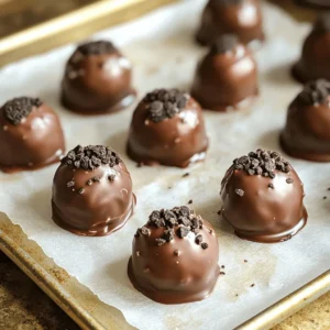 - 1 package (15.6 oz) Oreo cookies - 1 (8 oz) package cream cheese, softened - 1 ½ cups semi-sweet chocolate chips - 1 tablespoon coconut oil (optional) - Additional crushed Oreo cookies for topping To make these truffles, you need a few simple ingredients. The star of the show is, of course, the Oreo cookies. They bring that rich chocolate flavor you crave. You will also need cream cheese. It adds creaminess and helps bind the mixture. Next, we have semi-sweet chocolate chips. They create a perfect shell for each truffle. If you want a smoother finish, add coconut oil. This is optional but highly recommended. Lastly, keep some crushed Oreo cookies to sprinkle on top. This adds an extra crunch and a pretty look. Gather these ingredients, and you’re ready to dive into this easy dessert delight! To start, I crush the Oreos. You can use a food processor for speed. Just pulse them until they turn into fine crumbs. If you don’t have one, place the cookies in a strong plastic bag. Then, use a rolling pin to crush them. Make sure they are finely ground for the best texture. Next, I mix the crushed Oreos with softened cream cheese. This step is key to getting the right dough-like texture. I prefer using my hands or a spatula to combine everything well. It should feel like a thick dough that holds together nicely. Now, I shape the mixture into truffles. I take about a tablespoon of the dough and roll it into a smooth ball. I place each truffle on a baking sheet lined with parchment paper. Once they are all shaped, I chill them in the fridge for 30 minutes. This helps them firm up, making them easier to coat. While the truffles chill, I melt the chocolate. I put semi-sweet chocolate chips in a microwave-safe bowl. If I want a smoother texture, I add a tablespoon of coconut oil. I microwave the mixture in 20-second intervals. After each interval, I stir until the chocolate is completely smooth. Once the chocolate is melted, I coat the truffles. I dip each chilled truffle into the melted chocolate. I make sure it is fully covered. Using a fork, I lift the truffle out and let the excess chocolate drip off. Then, I place it back on the baking sheet. While the chocolate is still warm, I sprinkle crushed Oreo crumbs on top. This adds a nice look and extra flavor. I let the chocolate set at room temperature or in the fridge for 15-20 minutes. Then, the truffles are ready to enjoy! Using softened cream cheese is key. It mixes well with crushed Oreos. If your cream cheese is cold, the mix will be too thick. Take it out ahead of time. Let it sit for about 30 minutes before use. This helps create a smooth and creamy texture. You can adjust the size of your truffles. For bite-sized treats, roll smaller balls, about one teaspoon each. For a more decadent feel, make them larger, about two tablespoons. This way, you can fit them to any occasion—parties, gifts, or just a personal treat. While semi-sweet chocolate is a classic choice, try white chocolate for a sweet twist. Melt it the same way you do dark chocolate. You can also use dark chocolate for a rich flavor. Each option changes the taste and look of your truffles, so feel free to experiment! {{image_4}} You can make these truffles even better with flavor extracts. Adding a splash of vanilla or almond extract brings warmth to the sweet Oreo flavor. Use about half a teaspoon for a nice touch. You can also try mint extract for a fresh twist. Just remember to start with a small amount, then taste. Adjust as needed to find your favorite flavor. Want to change up the look and taste? Try different coatings! Instead of just chocolate, you can use colorful sprinkles or crushed nuts. Chopped almonds or walnuts add a nice crunch. You can roll the truffles in these options right after dipping them in chocolate. This gives your truffles a unique look and extra flavor. You can easily make these truffles vegan or dairy-free. Instead of cream cheese, use a vegan cream cheese or cashew cream. For the chocolate, choose dairy-free chocolate chips. This way, everyone can enjoy these tasty treats, no matter their diet. Plus, they still taste amazing and rich! To keep your Oreo cookie truffles fresh, store them in an airtight container. This helps prevent them from drying out or absorbing other smells from the fridge. Place a layer of parchment paper between the truffles if stacking them. Always refrigerate the truffles. They taste best when chilled. These truffles last about one week in the fridge. If you keep them in an airtight container, they stay fresh and tasty. After a week, the flavor might fade. They can still be safe to eat, but the taste may not be as good. You can freeze your truffles for up to three months. To freeze, place them on a baking sheet in a single layer. Once they are frozen solid, transfer them to an airtight freezer bag. When you're ready to enjoy them, thaw in the fridge overnight. This way, they stay soft and delicious. Yes, you can use low-fat cream cheese. However, it may change the flavor and texture. Low-fat options can make the truffles a bit less creamy. The rich taste might not be as strong. For the best results, I recommend using full-fat cream cheese. To prevent chocolate from seizing, use a microwave-safe bowl. Heat the chocolate slowly in 20-second intervals. Stir after each interval. If you add coconut oil, it helps the chocolate melt smoothly. Make sure no water gets into the chocolate. Even a drop can cause it to seize. If your truffles are too soft, chill them longer in the fridge. If they still don't firm up, you can add crushed Oreos to the mixture. This will help thicken it. Roll the mixture again into balls once it firms up. Yes, you can make these truffles ahead of time. They store well in the fridge for up to a week. To keep them fresh, place them in an airtight container. You can also freeze the truffles for longer storage. Just thaw them in the fridge before serving. You now know how to make delicious Oreo truffles step by step. We covered everything from the main ingredients to the best storage tips. Remember, the right texture and coating can make a big difference. Don't hesitate to try new flavors or coatings to impress your friends. These truffles are great for any occasion. With practice, you’ll master this fun treat. Enjoy making and sharing your tasty creations!