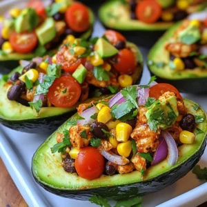 Cajun Chicken Stuffed Avocados Flavorful and Easy Meal