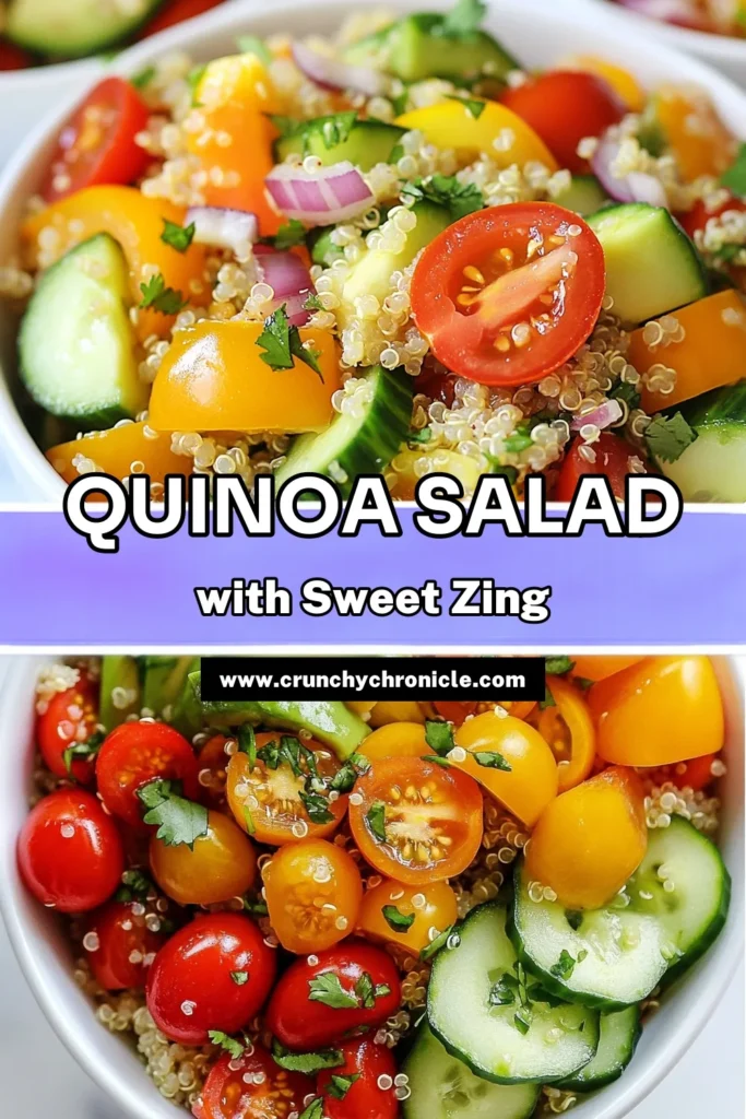 Looking for a delightful and nutritious dish? Try this Honey Lime Quinoa Salad! It’s one of the best healthy quinoa recipes, bursting with flavors from fresh veggies, honey, and lime. This quinoa salad with avocado is a quick and easy salad perfect for summer lunches or picnics. Refresh your taste buds with this vibrant dish. Click to discover the recipe and make this refreshing summer salad today! #HealthyRecipes #QuinoaSalad #SummerSalads #EasyMeals