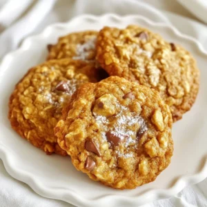 Pumpkin Spice Oatmeal Cookies Delightful Fall Treat