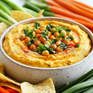 Vegan Buffalo Chickpea Dip Tasty and Easy Recipe
