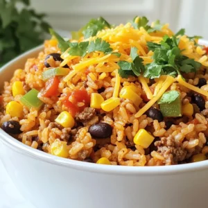 One Pot Taco Rice Simple and Flavorful Meal