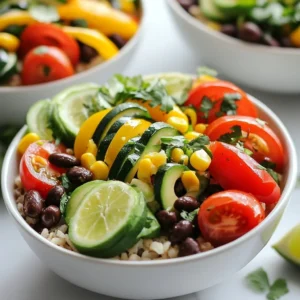 Veggie Packed Burrito Bowls Flavorful and Easy Meal