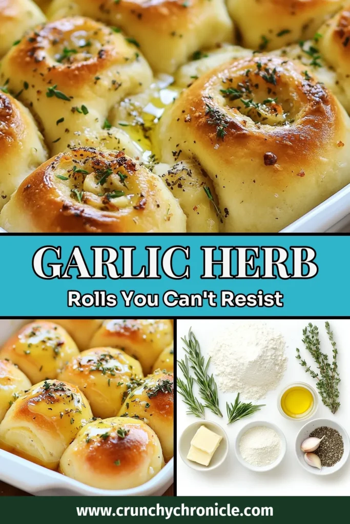Indulge in these Herb-Infused Garlic Rolls with our easy pull apart bread recipe! Perfectly fluffy and bursting with flavor, these homemade garlic rolls are a delightful addition to any dinner table. With a simple process, you'll create mouthwatering rolls your family will love. Don’t miss out—try this easy garlic herb rolls recipe today! Save and share! #GarlicRolls #PullApartBread #HomemadeBaking #BakingRecipes