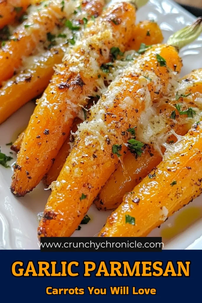 Discover the delightful flavors of savory roasted carrots with these Garlic Parmesan carrots. This easy carrot recipe transforms simple ingredients into a delicious roasted vegetable side dish. Perfect for any meal, these oven-roasted carrots with Parmesan are a game-changer! Enjoy them as a tasty accompaniment or stand-alone snack. Try this recipe for dinner tonight and elevate your veggie game! #RoastedCarrots #GarlicParmesan #EasyRecipes #VegetableSides