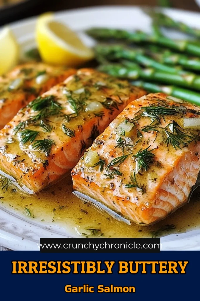 Elevate your dinner with this delicious Garlic Butter Herb Salmon, an easy salmon recipe that’s bursting with flavor. This baked salmon with herbs and zesty lemon creates a perfect meal in just 25 minutes. Enjoy tender herb butter salmon fillets drizzled with garlic lemon goodness. Perfect for any occasion! Save this recipe for a quick and satisfying dinner idea. #GarlicButterHerbSalmon #EasySalmonRecipe #BakedSalmonWithHerbs #LemonGarlicSalmon