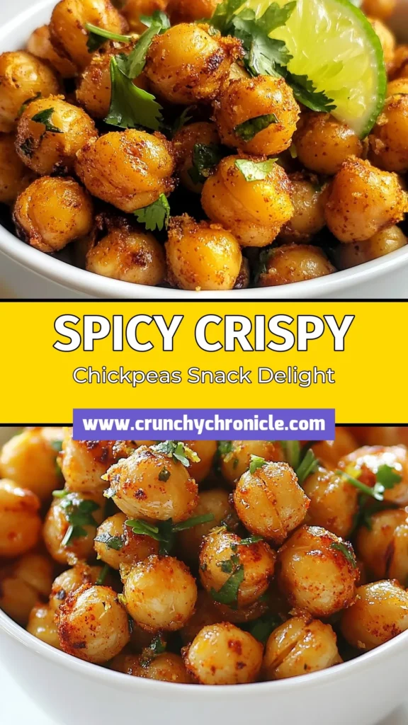 Satisfy your snack cravings with these irresistibly crunchy chili lime roasted chickpeas! This healthy chickpea recipe features perfectly seasoned roasted chickpeas with lime for a zesty twist. Perfect as a crispy chickpea snack or an easy vegetarian snack, these will be your go-to for guilt-free munching. Don’t miss out—try the recipe and elevate your snack game today! #ChiliLimeRoastedChickpeas #CrispyChickpeaSnack #HealthyChickpeaRecipe #EasyVegetarianSnacks