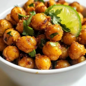 Chili Lime Roasted Chickpeas Flavorful Crunchy Snack