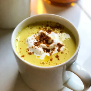 Turmeric Golden Milk Latte Nourishing Comfort Drink