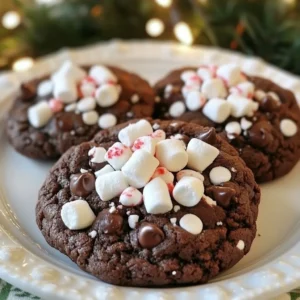 Peppermint Hot Chocolate Cookies Irresistible Treat