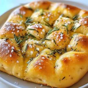 Rosemary Garlic Focaccia Bread Fresh and Flavorful Recipe