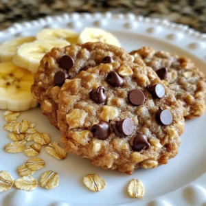 Chocolate Chip Banana Oatmeal Cookies Delightful Treat