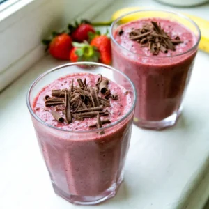 Chocolate Covered Strawberry Smoothie Recipe Delight