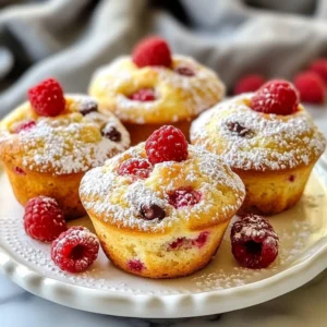 Raspberry Chocolate Chip Muffins Fresh and Fluffy Delight