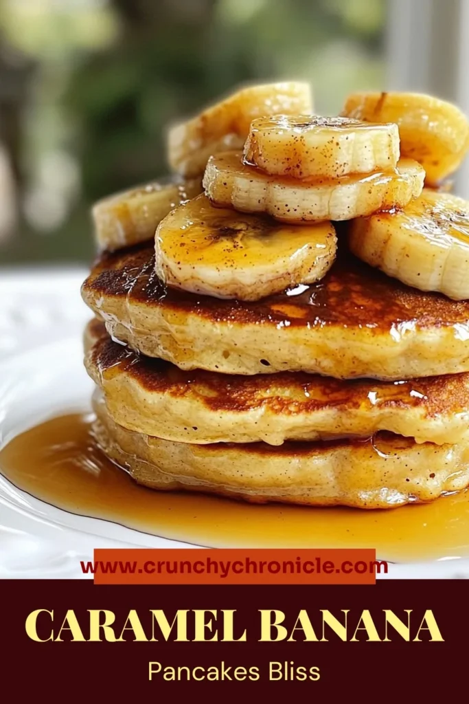 Indulge in these delicious caramelized banana pancakes, the perfect start to your day! This easy banana pancake recipe gives you fluffy pancakes topped with sweet, caramelized bananas and drizzled with maple syrup for a delightful breakfast treat. Perfect for banana dessert recipes too! Try this recipe for an unforgettable morning! Save it now! #CaramelizedBananaPancakes #EasyBananaPancakeRecipe #FluffyPancakeRecipe #BreakfastIdeas