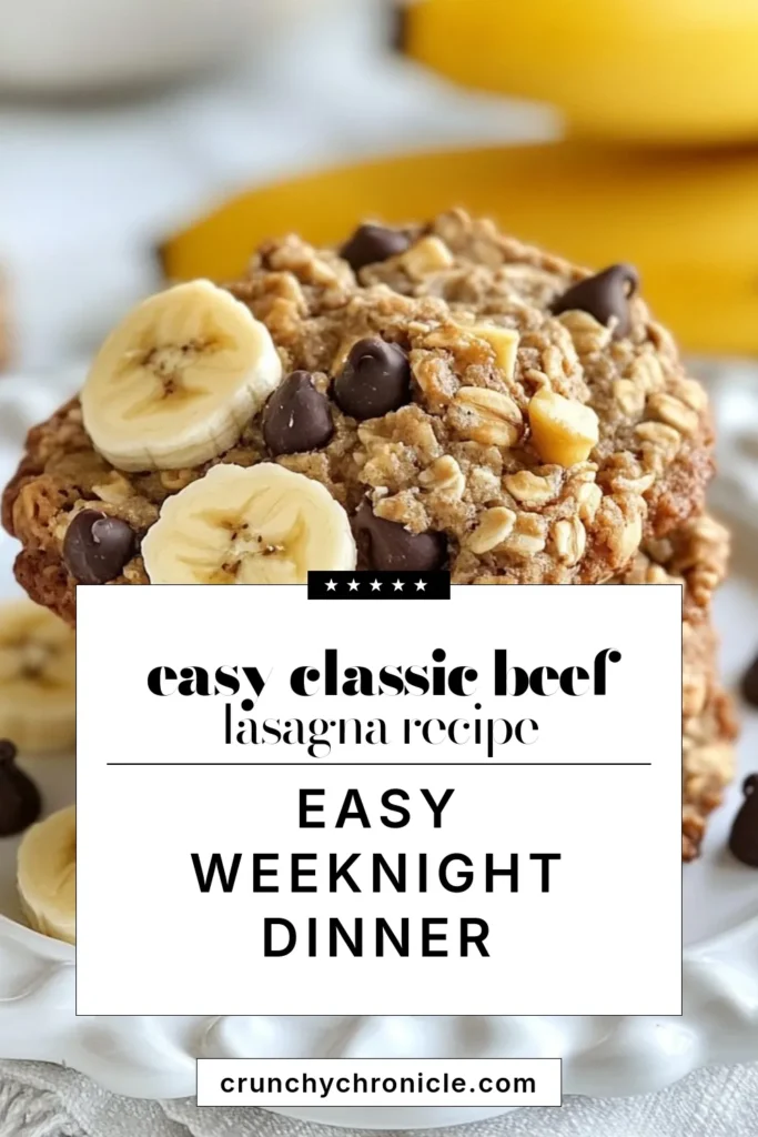 Indulge in these delightful choco-banana oatmeal cookies that are not only delicious but also a healthy cookie recipe! Made with rolled oats, ripe banana, almond butter, and dark chocolate chips, this gluten-free cookie recipe is quick and easy to prepare. Perfect for a sweet snack without the guilt! Try this easy oatmeal cookie recipe today and enjoy a nutritious treat! Save this recipe for later! #HealthyCookies #GlutenFree #OatmealCookies #ChocoBananaCookies