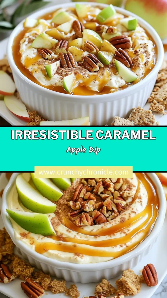 Indulge in the ultimate fall treat with this Caramel Apple Cheesecake Dip! This easy apple dip recipe combines creamy cream cheese, caramel sauce, and diced apples for a delightful dessert. Perfect for gatherings, this no-bake cheesecake dip is sure to impress. Serve it with graham cracker crumbs for a fun twist! Make this delicious dessert to elevate your fall dessert ideas. Try it now and save for later! #CaramelAppleCheesecakeDip #EasyAppleDipRecipe #FallDessertIdeas #NoBakeCheesecakeDip