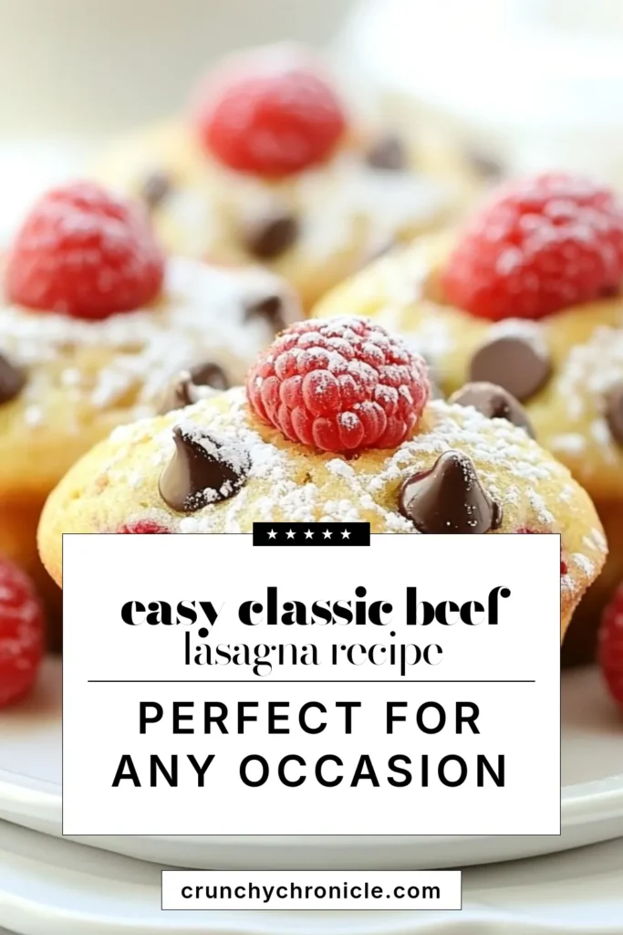 Indulge in these delicious Raspberry Chocolate Chip Muffins, your go-to for healthy muffin recipes! Perfectly easy raspberry muffins are packed with fresh raspberries and semi-sweet chocolate chips. This chocolate chip muffin recipe makes a delightful homemade raspberry dessert everyone will love. Bake a batch today for breakfast or a sweet treat! Save this recipe and enjoy the taste of homemade goodness! #RaspberryChocolateChipMuffins #HealthyMuffinRecipes #EasyRaspberryMuffins #HomemadeDesserts