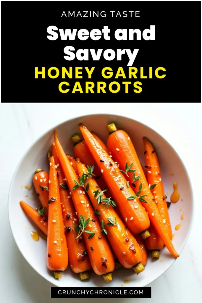 Discover the delightful flavor of honey garlic carrots with this easy glazed carrots recipe! Perfect as a quick carrot side dish, these sautéed baby carrots are coated in a luscious honey glaze that elevates any meal. In just 20 minutes, you can enjoy these vibrant honey glazed vegetables that everyone will love. Save this recipe for your next dinner! #HoneyGarlicCarrots #GlazedCarrotsRecipe #SautéedBabyCarrots #HoneyGlazedVegetables