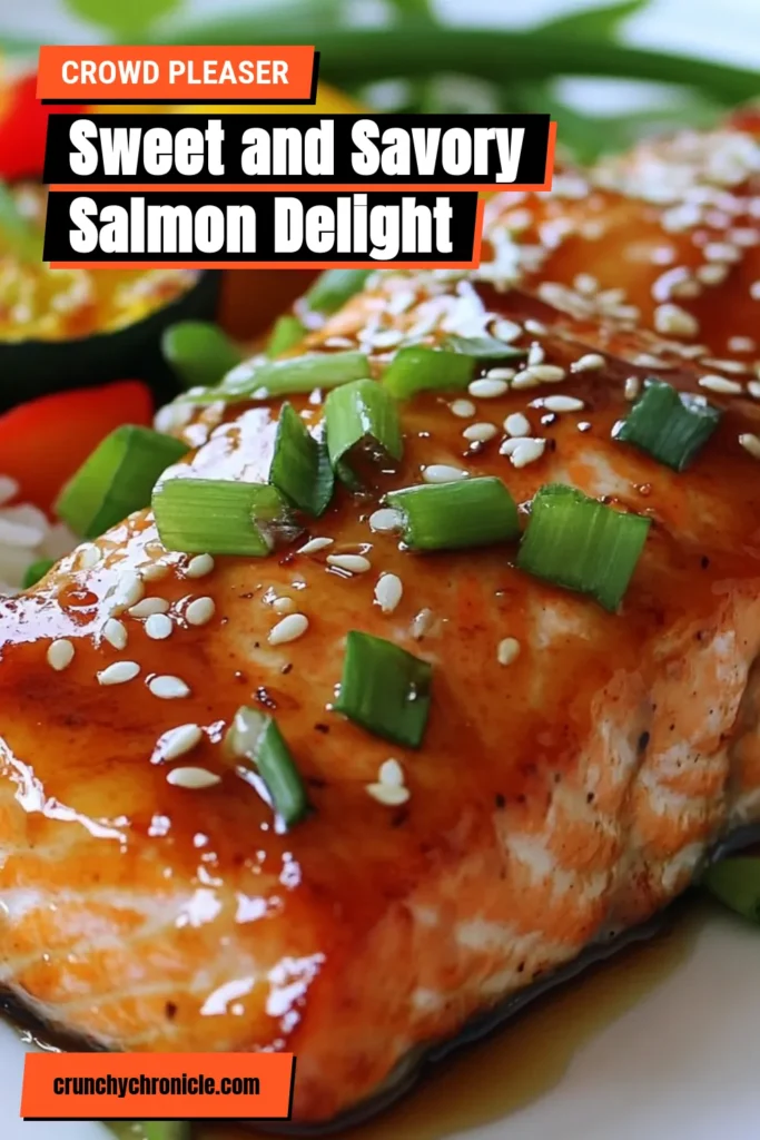 Indulge in a mouthwatering honey garlic salmon dish with this easy glazed salmon recipe! This healthy salmon dish highlights the perfect balance of sweet and savory flavors, thanks to a simple yet delicious easy salmon marinade. Enjoy sesame garlic salmon that not only delights your taste buds but is also a breeze to make. Save this recipe to wow your family and friends tonight! #HoneyGarlicSalmon #GlazedSalmonRecipe #EasySalmonMarinade #HealthySalmonDish