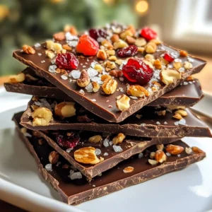 Dark Chocolate Sea Salt Bark Simple Sweet Treat