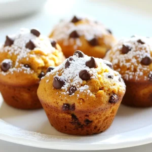 Pumpkin Spice Chocolate Chip Muffins Delightful Recipe