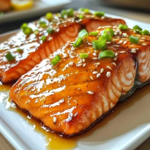 Honey Garlic Glazed Salmon Quick and Simple Recipe